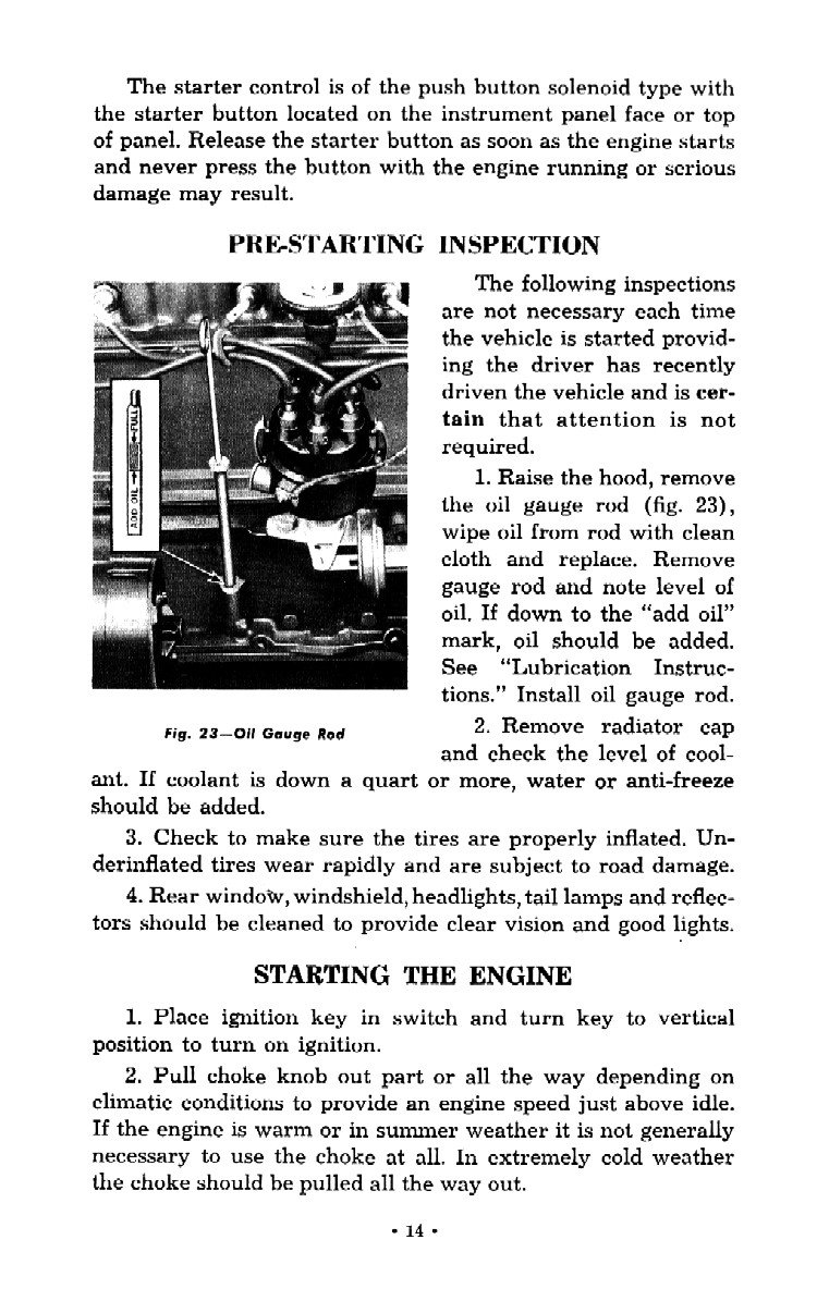 1952 Chevrolet Trucks Operators Manual Page 77